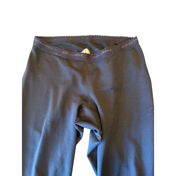 Patagonia Womens XS Black Base Layer Under wear Leggings - Picture 2 of 5